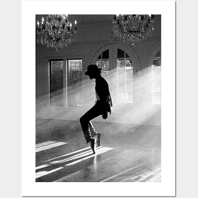 king of pop light window Wall Art by MateeSwag